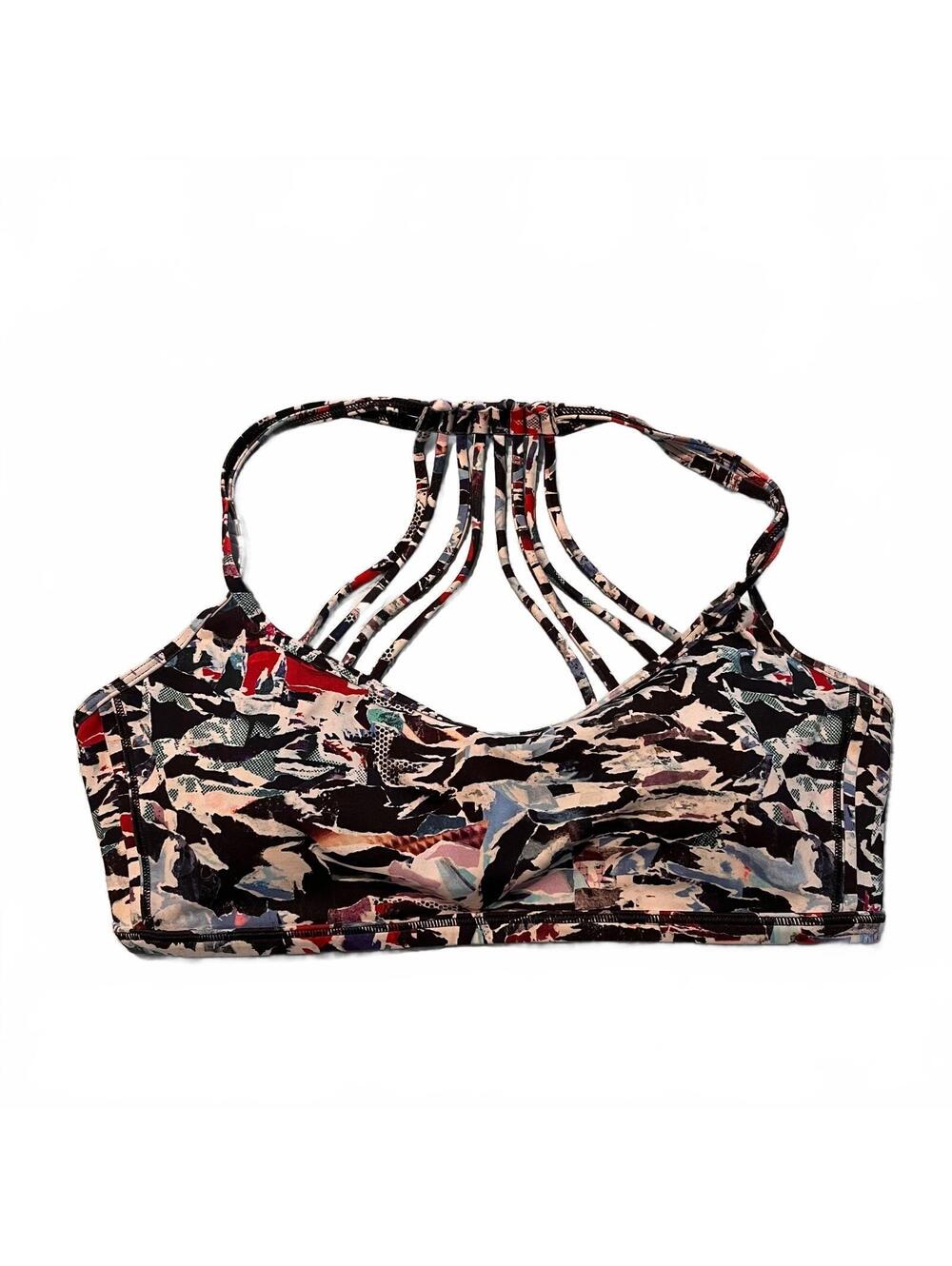 Lululemon Lighten Up Bra in the "Culture Clash Multi" (CULC) print Size 10